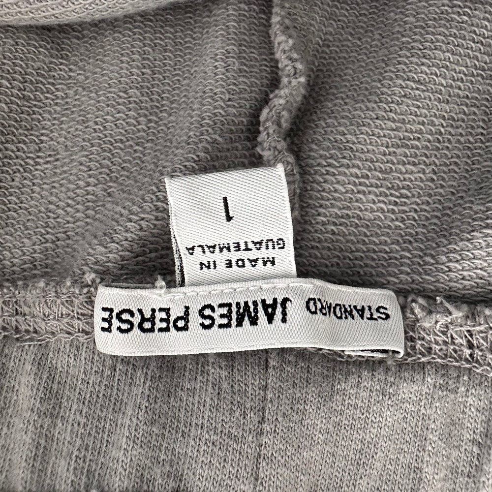 James Perse Gray Cotton Drawstring Shorts in Size Small Preowned - Picture 3 of 7